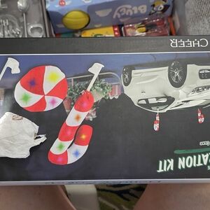 Cheer Car Decoration Kit with Colorful Lights